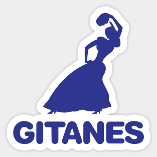 Smoking gypsy dancer Sticker